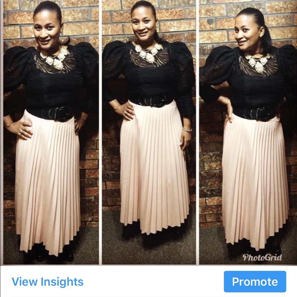 Pleated skirt!